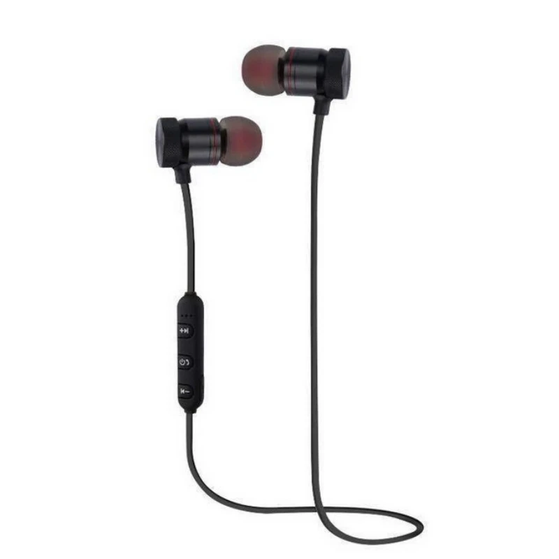 Гарнитура M9 спортивные беспроводные Bluetooth наушники Металлические Магнитные
