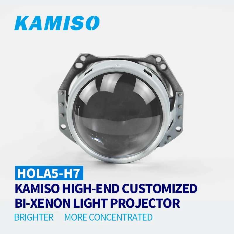 KAMISO Hola 5 H7 BI-XENON объектив 3 дюйма HID Hi/Low проектор с без потерь установка задних