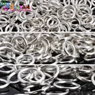 OlingArt открытое серебряное кольцо 3 мм4 мм7 мм, звеньевая петля сделай сам, фотоожерельясерьги, соединитель