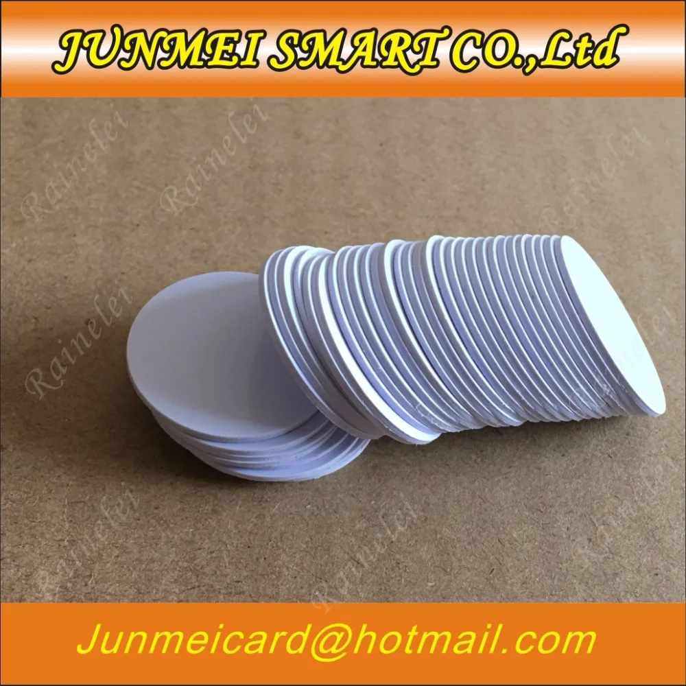 NFC тег nfc 215 чип карты диск ПВХ с диаметром 25 мм круглый для Tagmo|pvc tag|pvc 25mmpvc t |