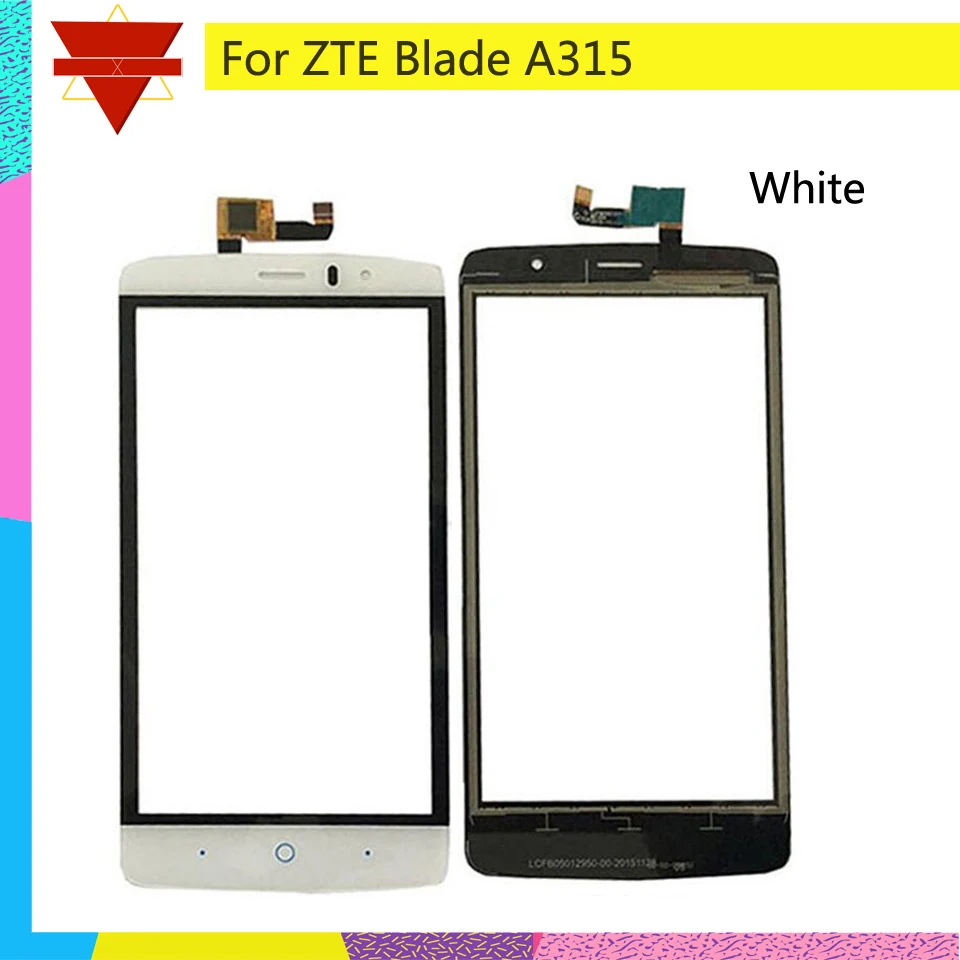 10 шт./лот сенсорный экран дигитайзер для ZTE Blade A315 A 315 Сенсорная панель Сенсорный