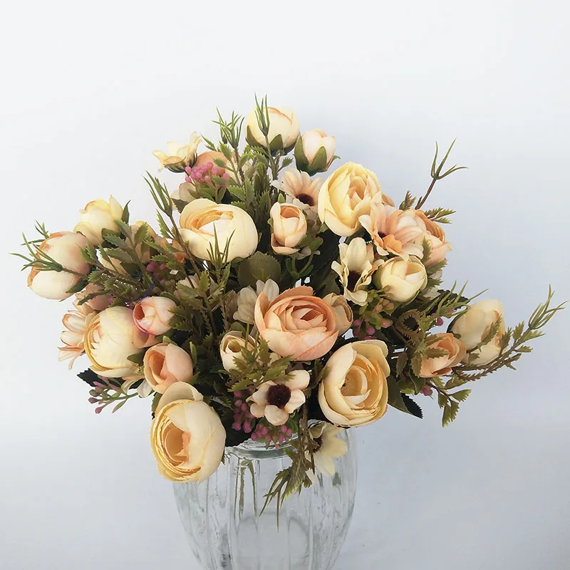 1 шт. винтажные Свадебные украшения в американском стиле искусственные цветы