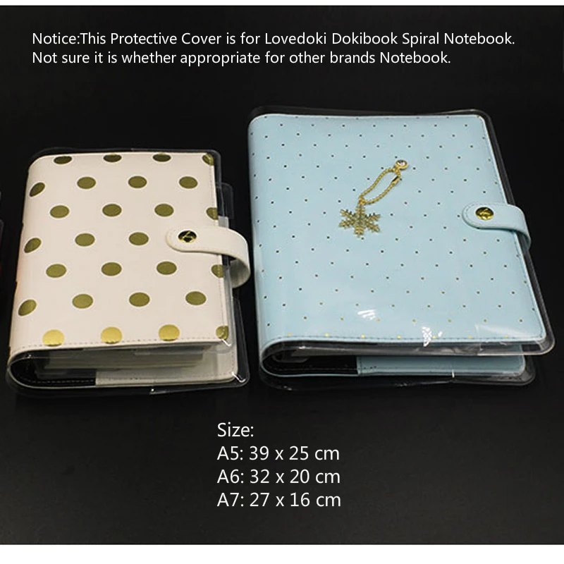 Оригинальный прозрачный защитный чехол Lovedoki для Dokibook Planner спиральный блокнот