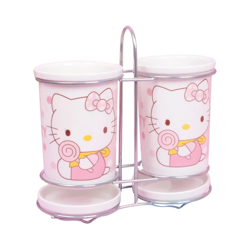 Hello Kitty мультфильм прекрасный канистра Бытовая палочка для еды баррель коробка