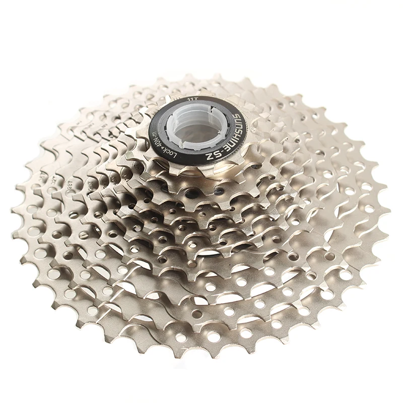 SUNSHIEN-SZ MTB 10s Freewheel 10 скоростная кассета 11-36T Серебристый Стальной маховик для