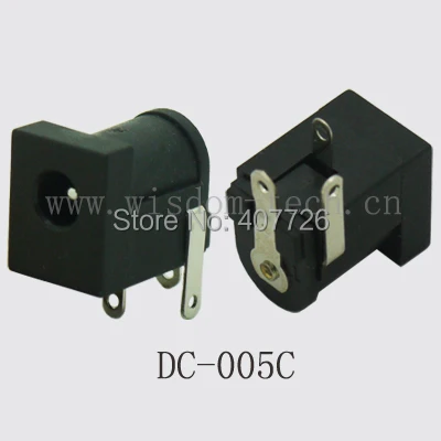 Бесплатная доставка 10 шт./лот DC-005C DC разъем PCB монтажный DIP общий женский PIN1.0/1 3 * O.
