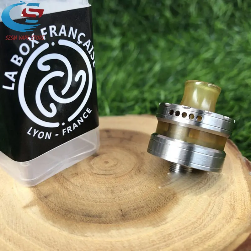 Le dripper rda rta by la box francaise 22 мм 316 нержавеющая сталь контроль воздушного потока ремонтный Dripper RTA VS varw MTL RTA