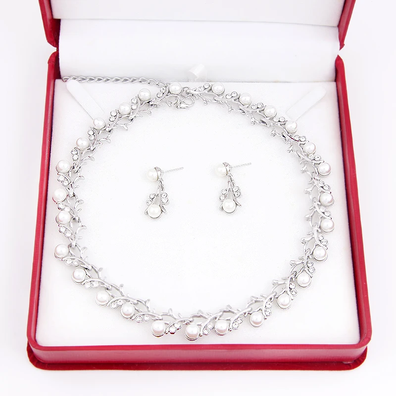 Hot Worldwide Imitation Pearl Simple Elegant Bridal Jewelry Sets Kit Gift Fast Free Shipping New Selling | Украшения и аксессуары
