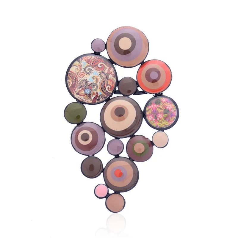 Винтажная эмалированная брошь аксессуары для одежды роскошные свадебные