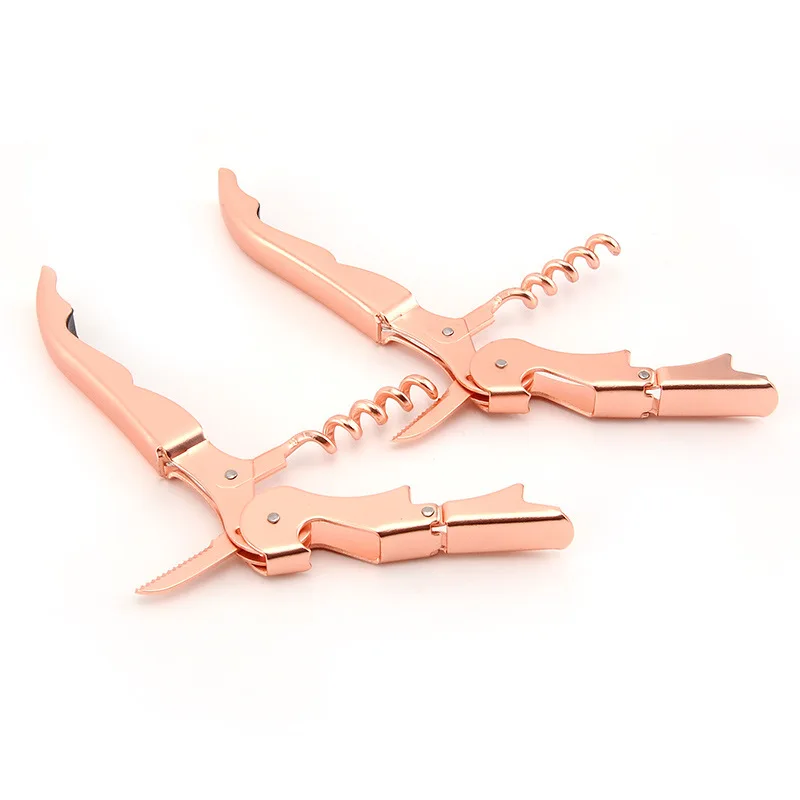 Professional Gold Wine Bottle Opener Multifunction Portable Screw Corkscrew Beer Bottle Opener Bar Accessories