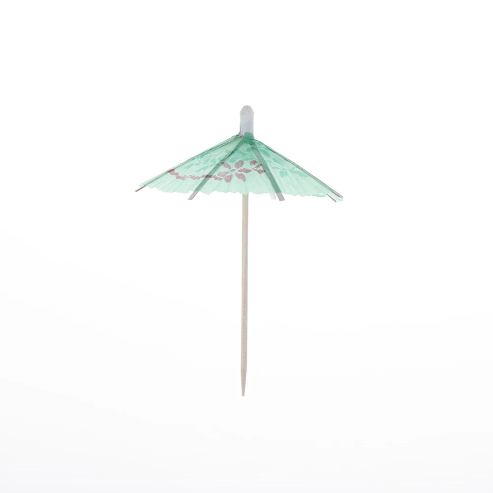50Pcs/set Paper Umbrella Cake Topper Picks Cocktail Parasols Drinks wedding Event &amp Party Supplies random Color | Дом и сад