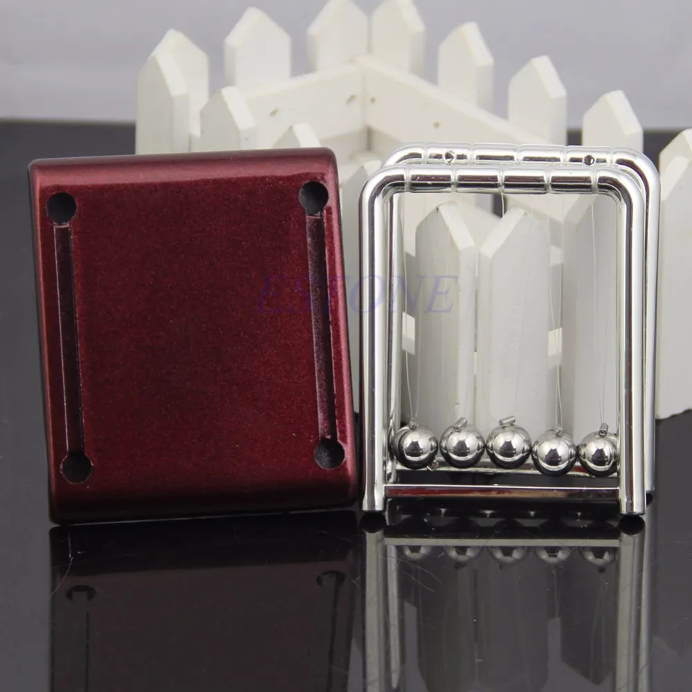 Стальная Колыбель Ньютона Баланс мяч физики Маятник стол забавная игрушка