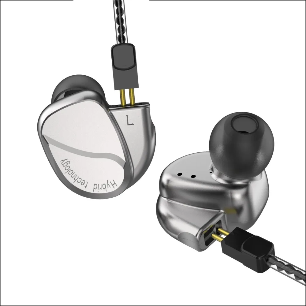 Новинка BQEYZ K2 2DD + 2BA гибридные наушники вкладыши HIFI бас DJ монитор спортивные для