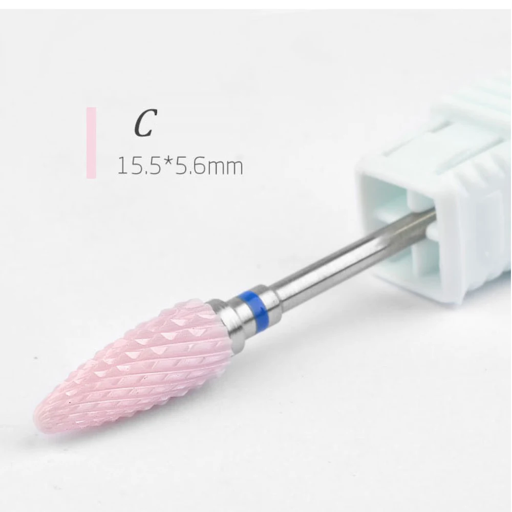 3/32'' Ceramic Nail Drill Bit Manicure Machine Accessories Rotary Electric Files Pedicure Cutter Art Tools | Красота и