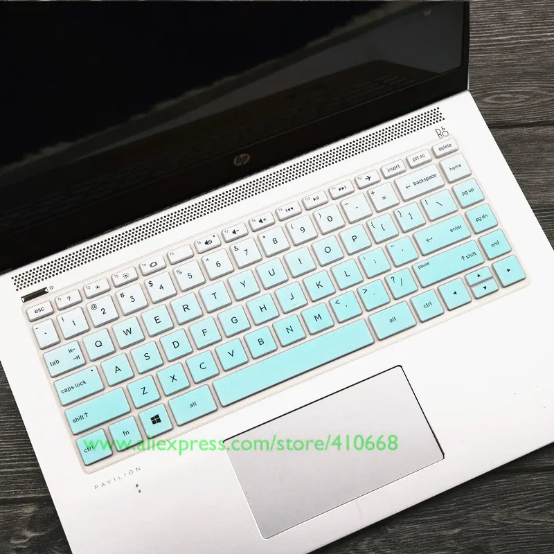 Мягкий силиконовый чехол для клавиатуры Защитная пленка HP 245 G6 / 246 Pavilion x360 14 ba100TX
