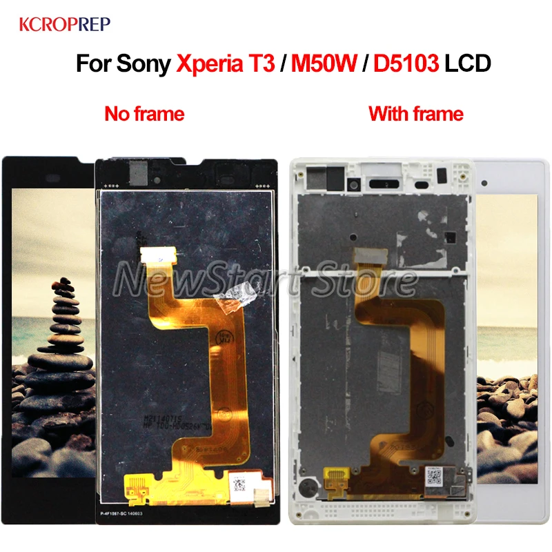 Сменный ЖК дисплей 5 3 дюйма для Sony Xperia T3 M50W D5103 сенсорный экран с цифровым