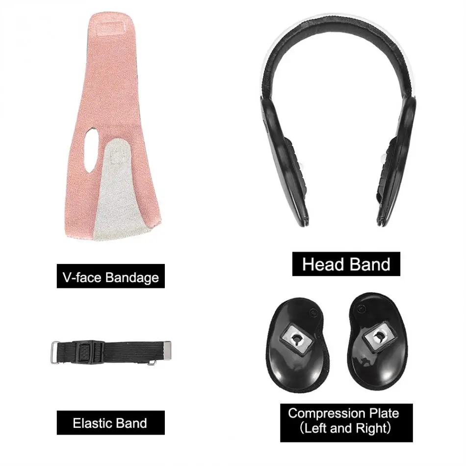 Тонкий корректор для лица Уход за лицом жевательной похудения маска Поднимите