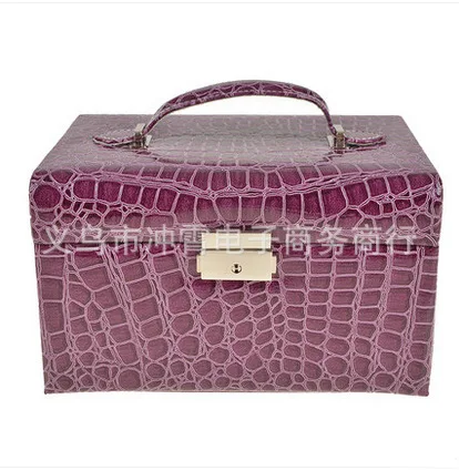 Деревянная коробка высокого класса ювелирные изделия кассеты зеркало замок