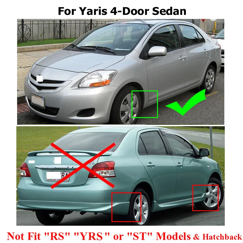 Брызговики для Toyota Yaris Sedan Vios Limo Belta 2007-2013 брызговики грязеотталкиватель 2008 2009 2010