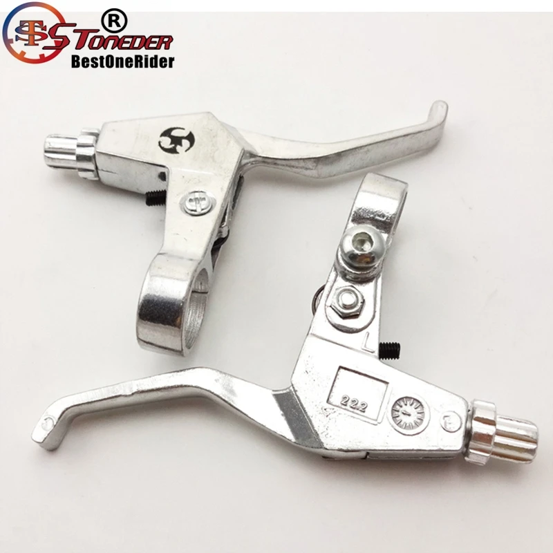 STONEDER 7/8 ''сплав Minimoto правая и левая ручка тормозные рычаги для 43cc 47cc 49cc 2 тактный