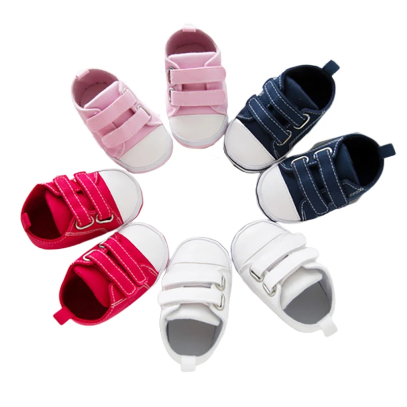 Классическая парусиновая детская обувь для новорожденных; модная обувь для маленьких мальчиков и девочек; повседневная обувь из хлопка для мальчиков и девочек; кроссовки