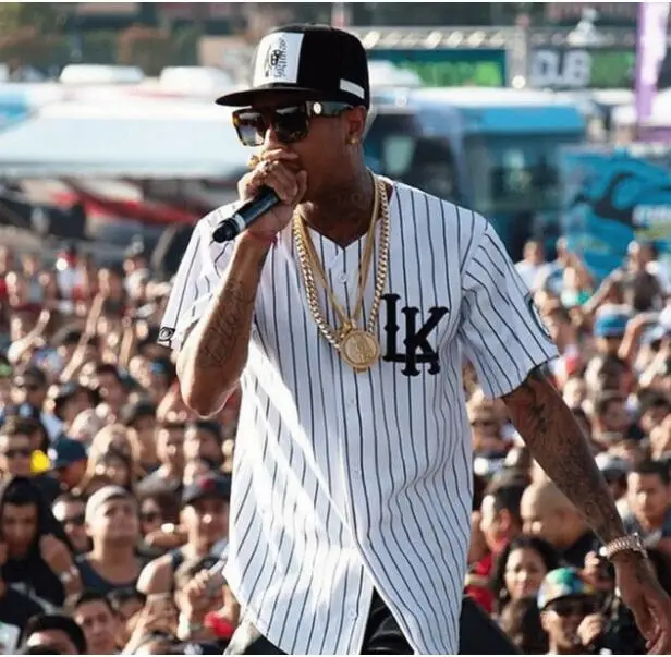 Футболка Swag Tyga Last королевские Джерси белая мужская футболка футболки
