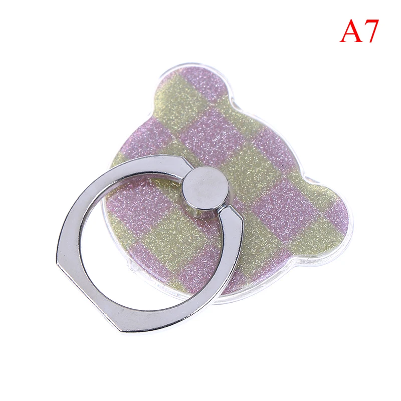 Блестящий кошачий медведь форма мобильный телефон держатель кольцо