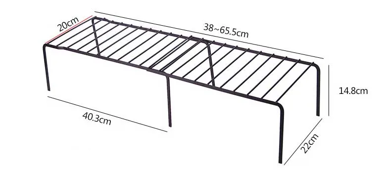 Выдвижная железная полка кухонная для приправ стеллаж хранения бытовой простой