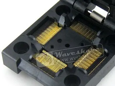 

QFP100 TQFP100 IC51-1004-809 Yamaichi IC Test Burn-in Socket Adapter 0.5mm Pitch