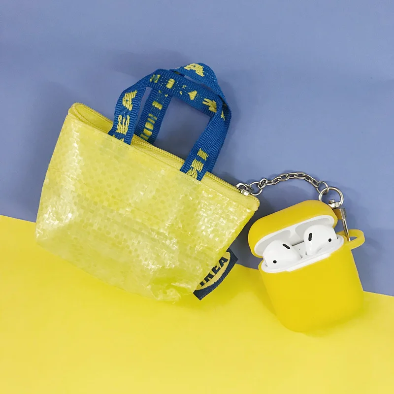 Роскошная Мода INS портмоне Storag Leopard ewallet наушники чехол для Airpods 1 2 аксессуары милый силиконовый чехол сумка - Цвет: E