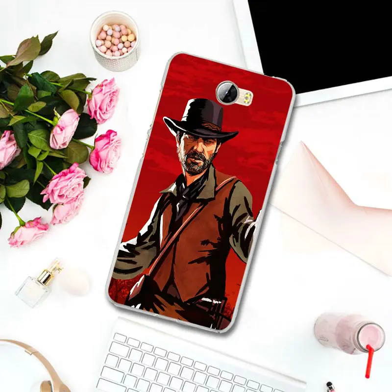 Picture 2 Силиконовые мягкие чехлы для мобильных телефонов из ТПУ для huawei P8 P9 P10 P20 P30 mate 10 Lite Pro Y3 Y5 Y6 II Honor 7 Smart Red Dead Redemption 2 - Цвет: Picture 2