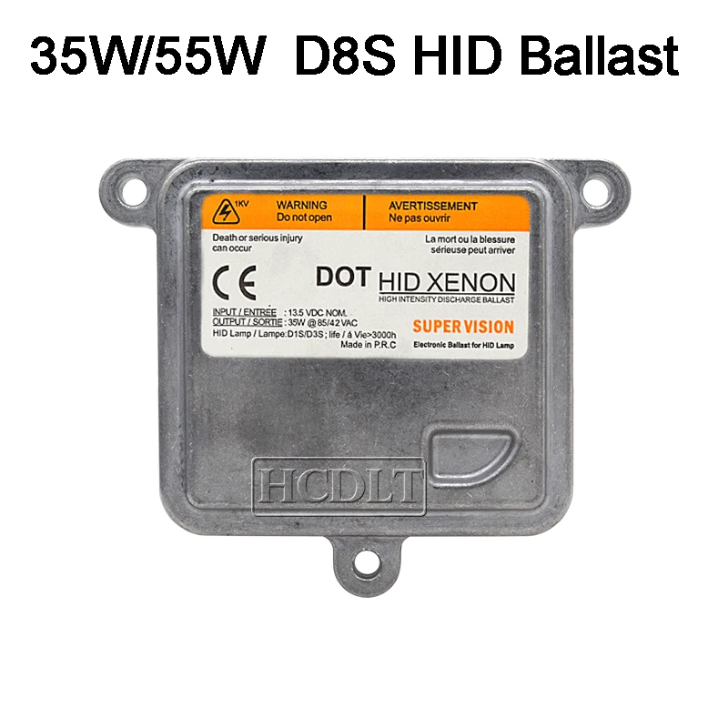 HCDLT 35 Вт 55 5500 к D8S автомобильный ксеноновый комплект HID 12 В балласт сменный