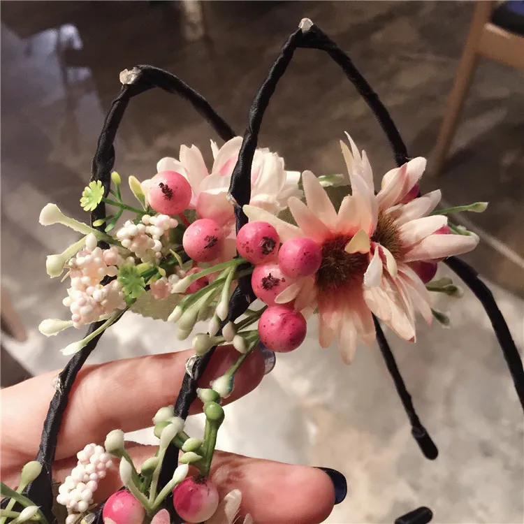FUNNYBUNNY светодиодный Сияющие мерцающие цветы кошка животные уши повязка мигающий для волос аксессуары