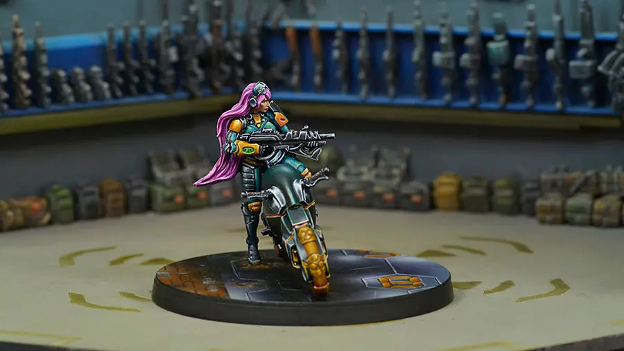 [Loong Way Miniatures] Corvus Belli Infinity 0525 авторизованный охотник за головами 32 мм