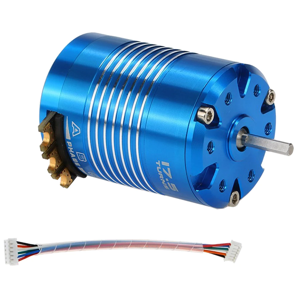 

New High Efficiency 540 17.5T 2200KV Sensored Brushless Motor for 1/10 RC Car Truck