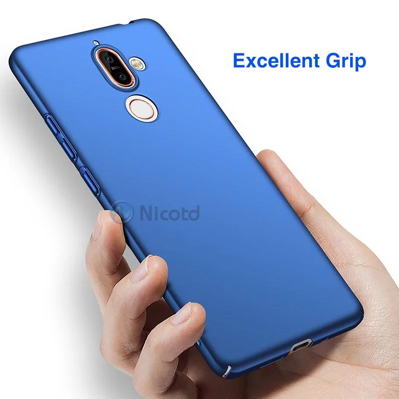 Для Nokia 7 plus 360 Роскошный Матовый Жесткий пластик чехол для Nokia 8 6 3 5 полный Чехол жесткий чехол задняя крышка тонкий модный чехол для телефона s