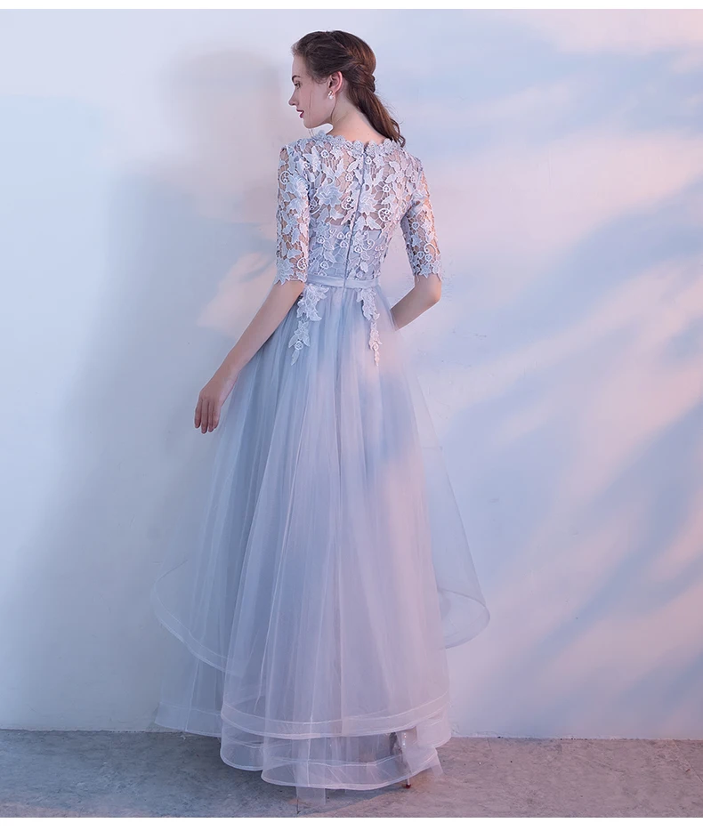 Lace evening dress longo 2019 graduation crystal decoration Prom party robe de soiree | Свадьбы и торжества