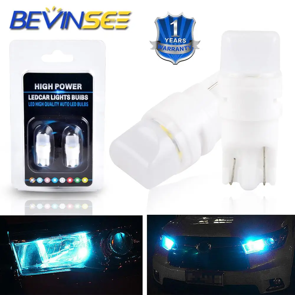 ICE Blue Bevinsee T10 светодиодный T12 T15 194 175 168#555 2835-SMD чипы светодиодный светильник лампы для Ford F-150 автомобиля Купол лицензии карта лампа парковки - Испускаемый цвет: ICE Blue