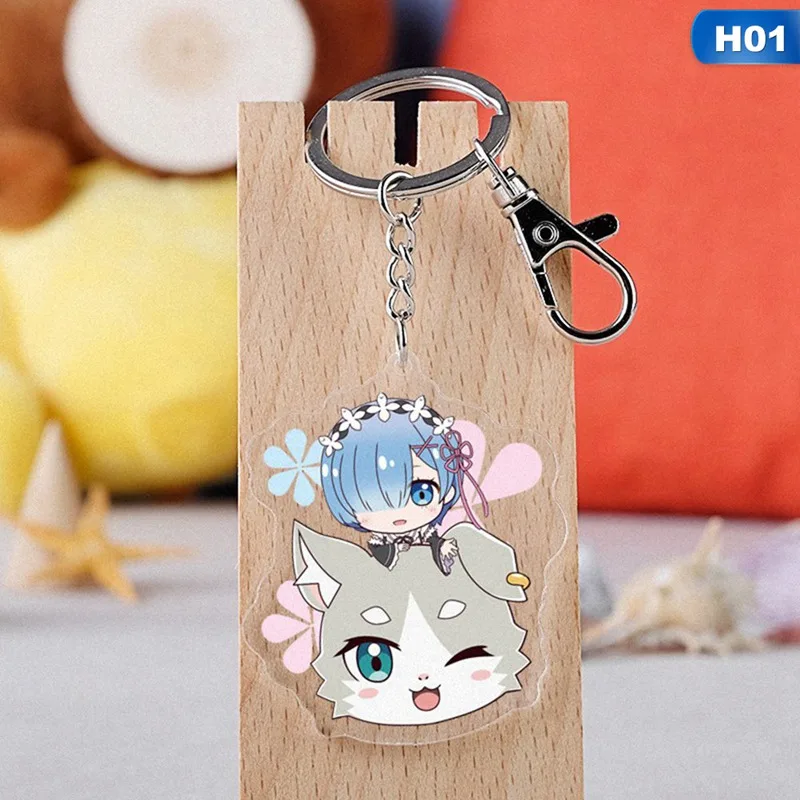 Брелок для ключей с принтом Re:zero Kara Hajimeru Isekai Seikatsu Rezero Rem | Украшения и аксессуары