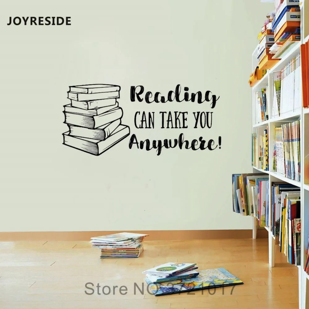 Joystay книга для чтения может взять вас в любом месте стены подарок читателей Декор