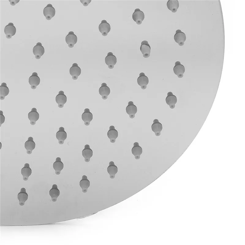 

Mrosaa ABS Bath Shower Rainfall Showerhead 304 Stainless Steel Square & Round Shower Head Pressurize Bathroom Top Spray Head