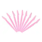 30 шт. портативные бритвы для бровей из нержавеющей стали простые триммеры для бровей для лица для женщин (розовый)