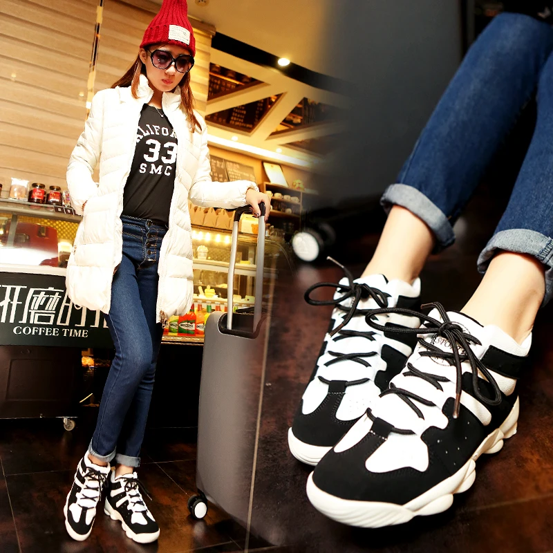 2016 Высокое Качество Женская Обувь На Открытом Воздухе Случайные Бренд Высота