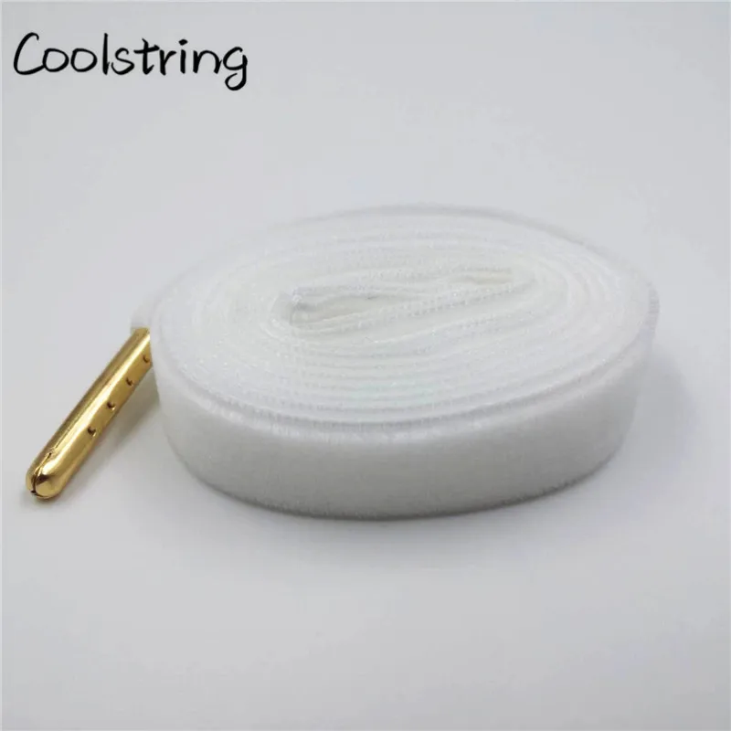 Coolstring/60-180 см; длина 1,27 см; ширина; бархатные шнурки для женщин и мужчин; цвет черный, белый; цветные спортивные повседневные ботинки; обувь на шнуровке