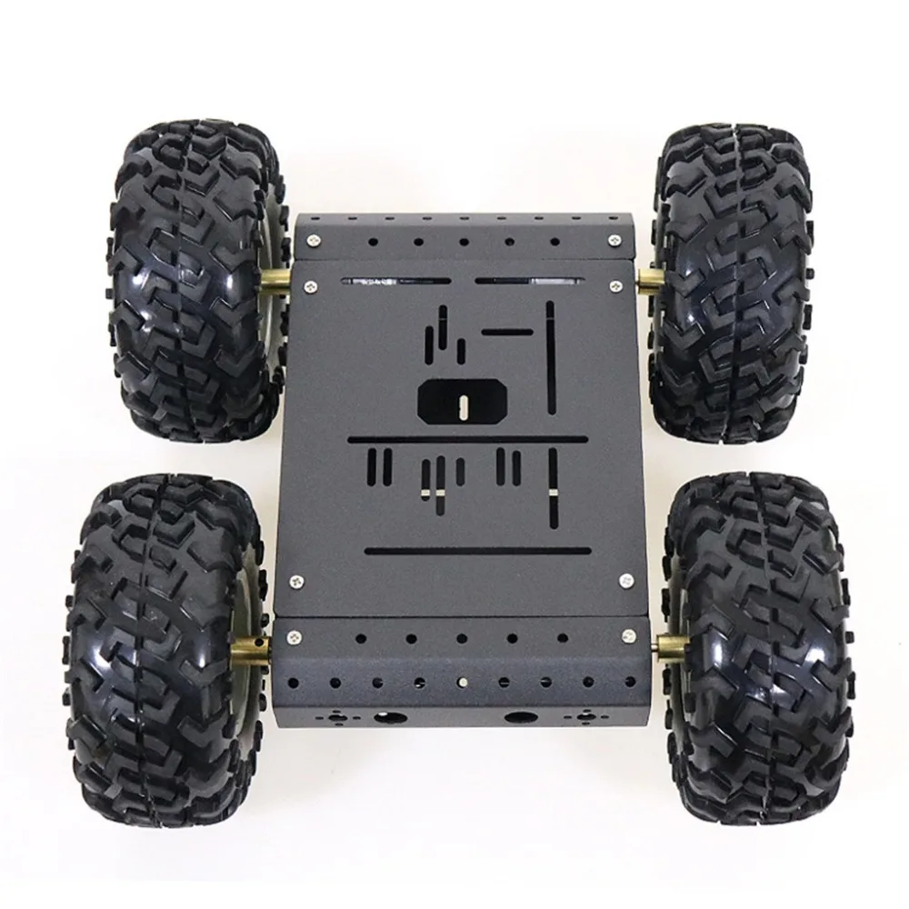 DOIT C3 4WD умный робот автомобиль с алюминиевым сплавом 4 DC 12V мотор 130 мм резиновое