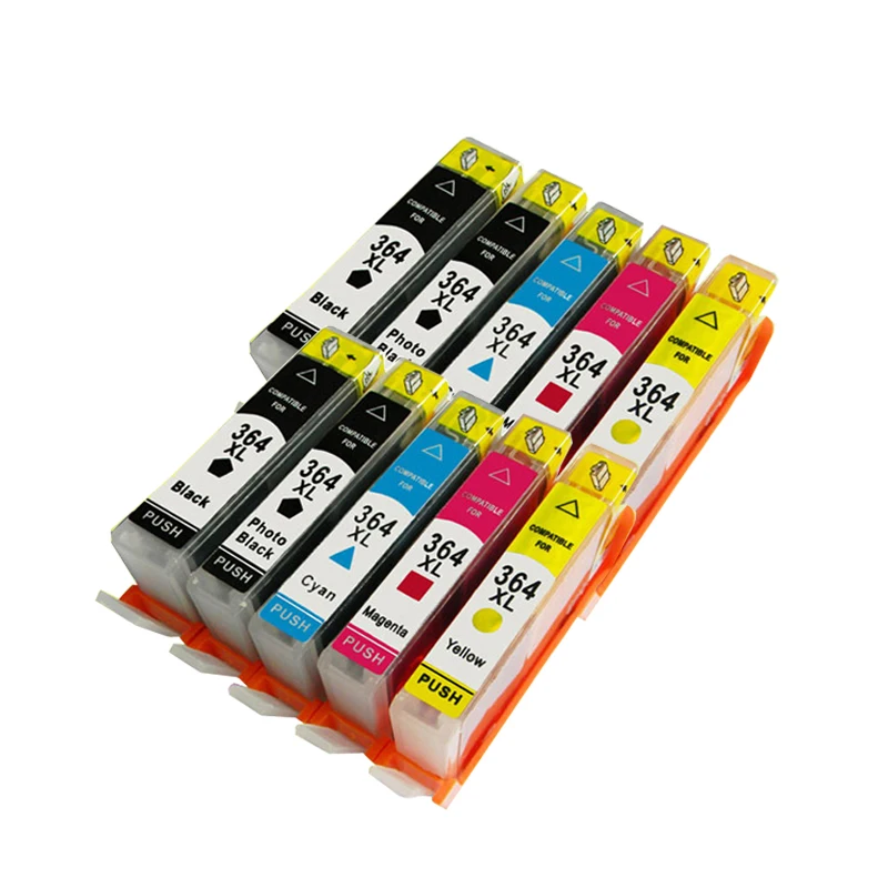 10 упаковок 364XL для HP фотосессия Deskjet 3070A 5510 6510 B209a C510a C309a Printer|Чернильные картриджи| |