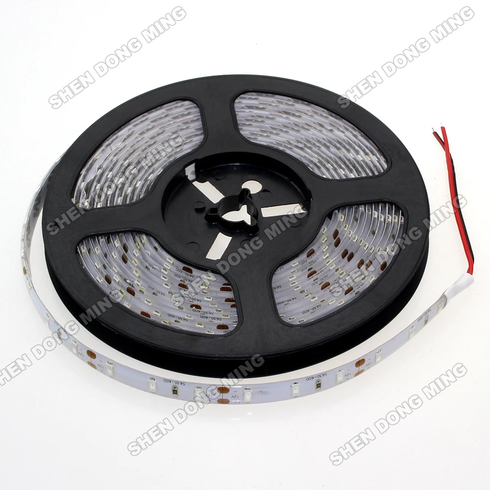 СВЕТОДИОДНАЯ Лента SMD 5630 IP65 Водонепроницаемый привело нтип света DC12V 5 м 300