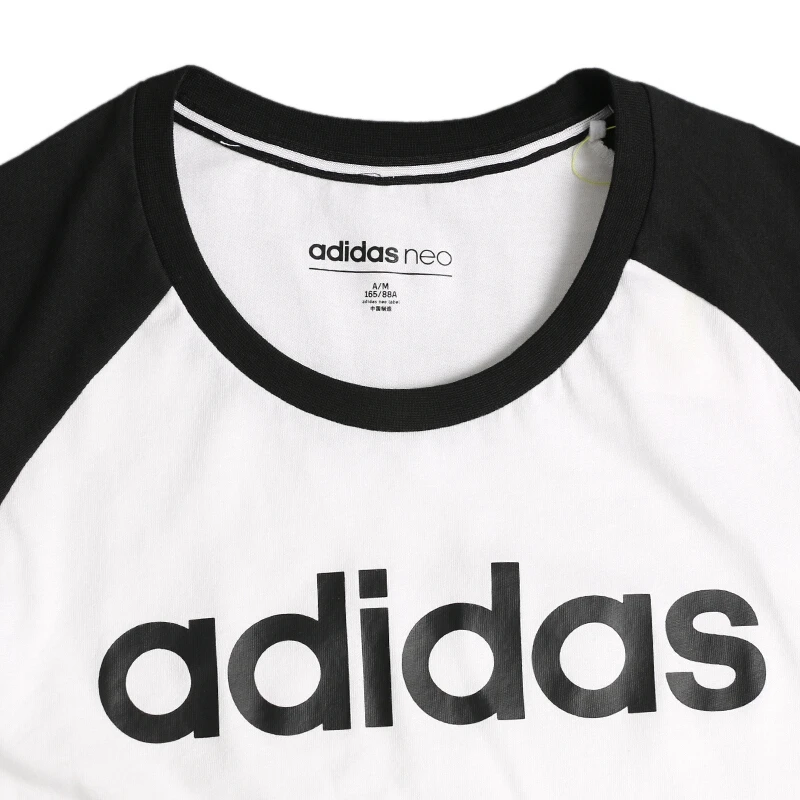 Новинка Оригинальная футболка Adidas NEO W CE 2 женские футболки с коротким рукавом