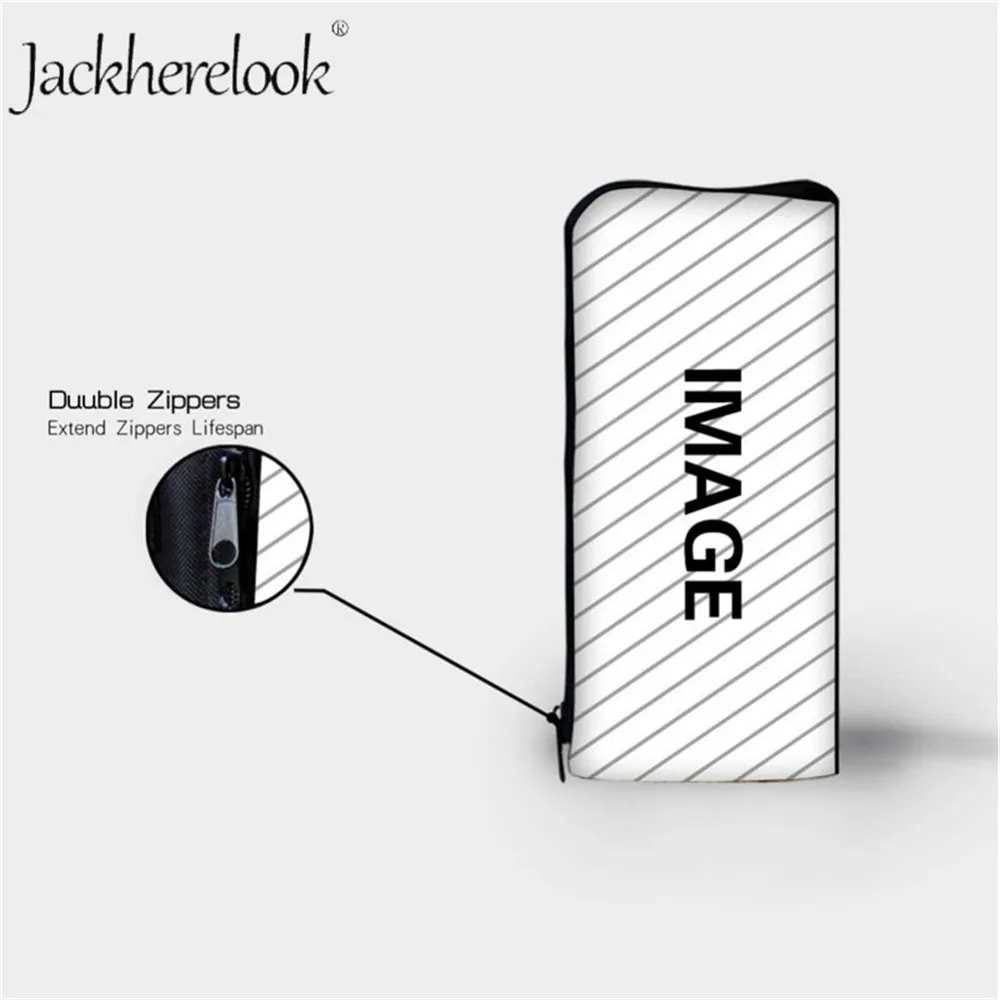 Jackhereluk Beauty детский пенал с принтом бабочки косметичка животными на молнии для