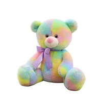 rainbow teddy panda plush toy holds girl bear sleep holds girl bear bull doll to girlfriends boy girl
